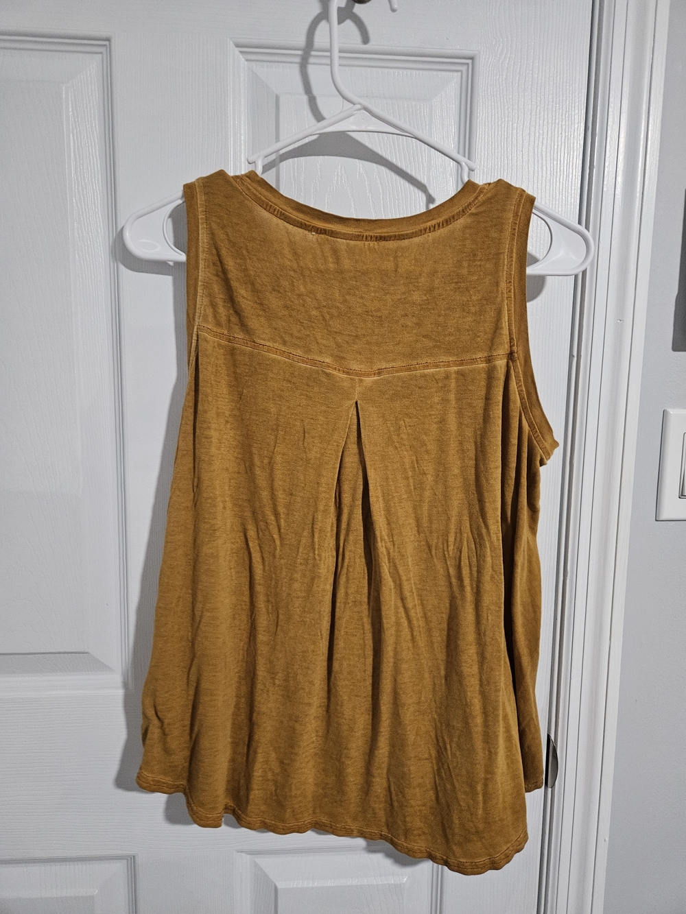 Jane and Delancey Mustard Scoop-Back Tank